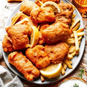 Crispy fish Platter