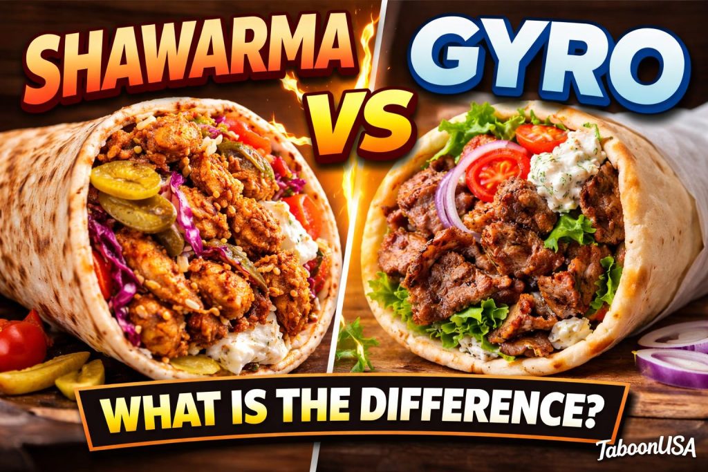 Shawarma vs Gyro